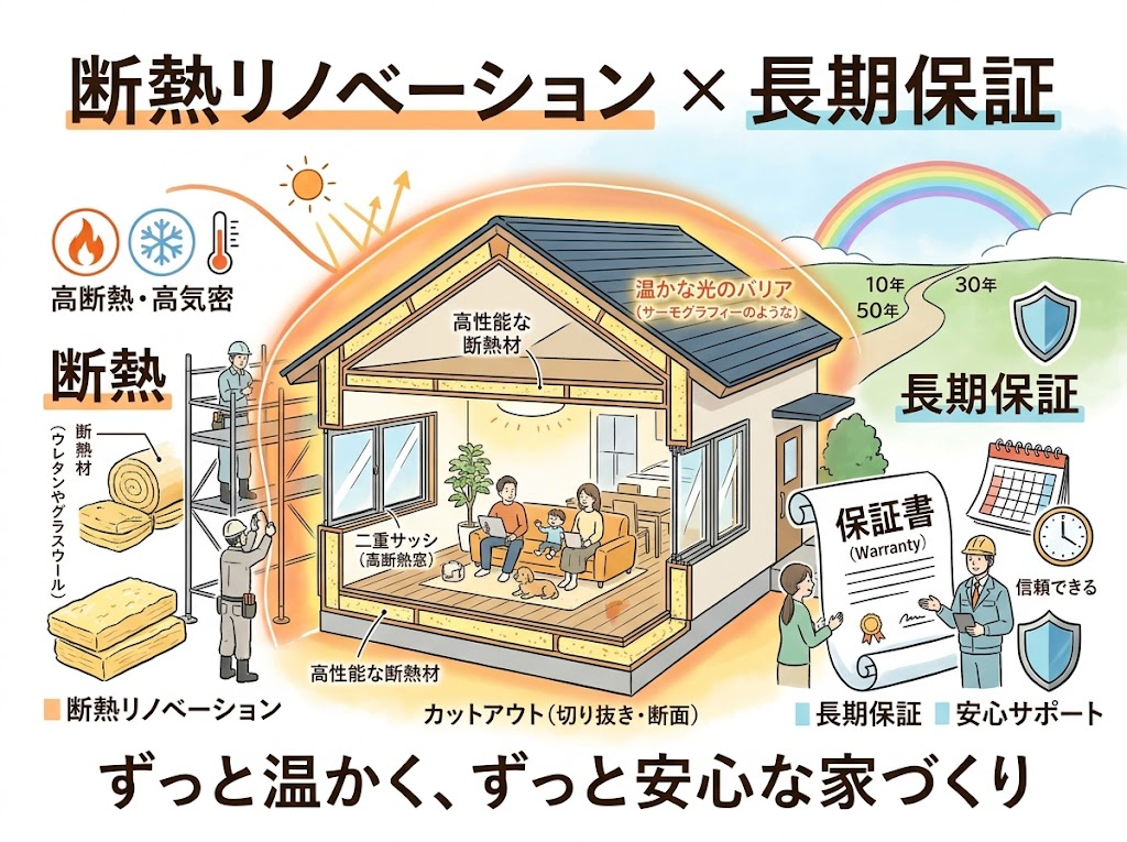 断熱リノベーションと長期保証を両立させる考え方
